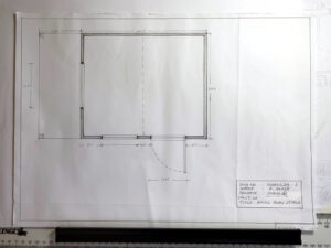 Basic plan of garden studio by Create Display