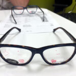 2 pairs of spectacles being purchased in Tescos opticians UK which is now Vision Express