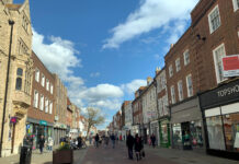 Chichester in Sussex reopens non-essential shops