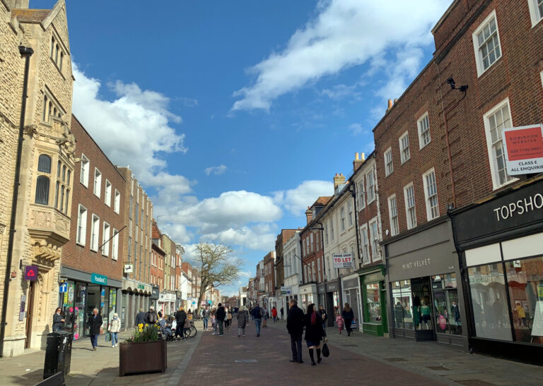 Chichester in Sussex reopens non-essential shops