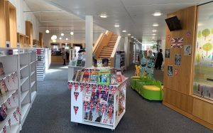Camberwell Green Library, London, Queen's Jubilee Display