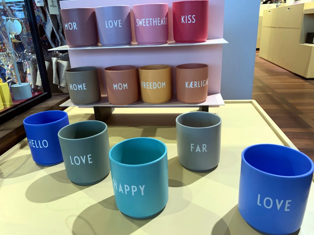 Design Love pastel home accessories display, Copenhagen