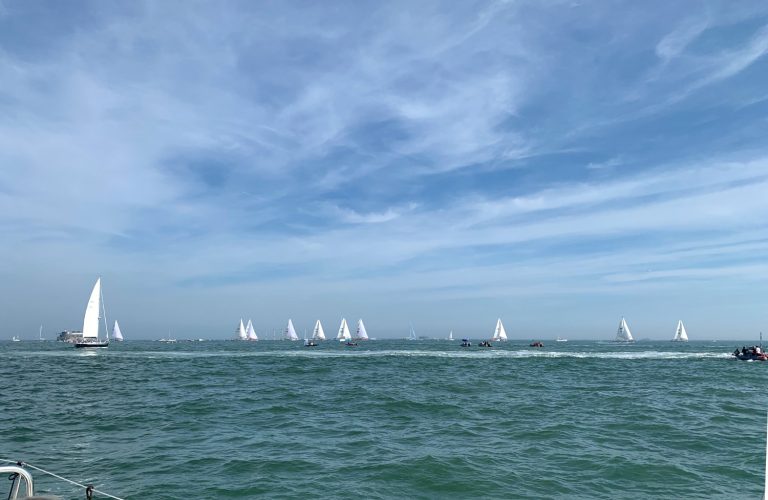 Clipper Fleet Race Start, Portsmouth, Hampshire, England 3 September 2023. Image by A. Howse